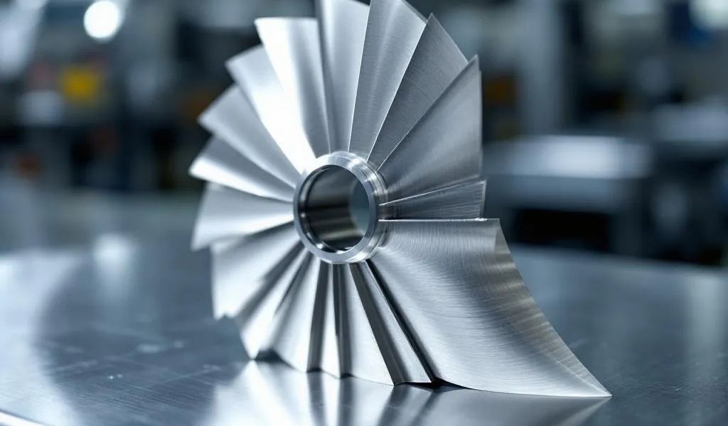 Precision machined aerospace turbine component