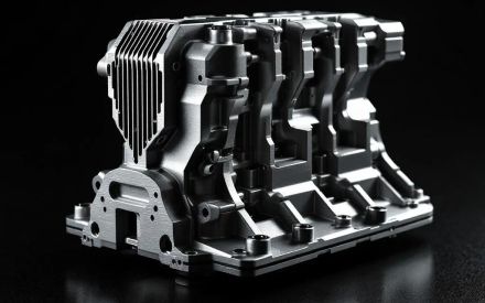 CNC machined automotive engine component