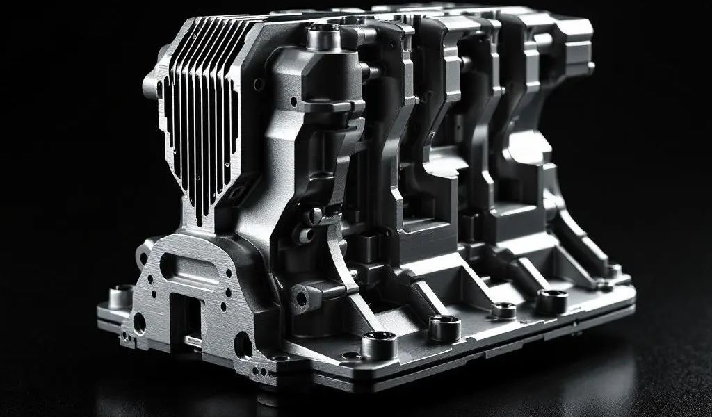Automotive CNC machining of a precision engine component in aluminium