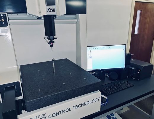 Coordinate Measuring Machine (CMM) in Clarent Precision's temperature controlled inspection department