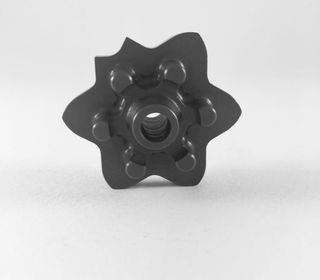 CNC milled gearbox component in mild steel, case hardened