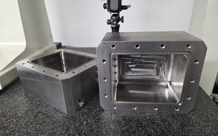CNC machined stainless steel housings for pharmaceutical production machinery