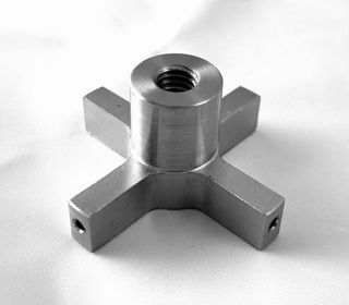 CNC turned stirrer in Hastelloy C276