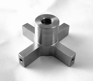 CNC turned stirrer prototype in Hastelloy C276